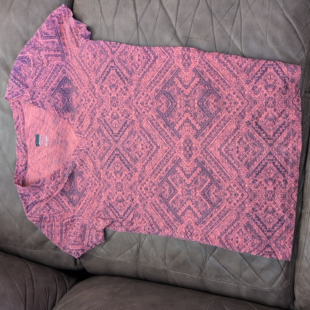 Mossimo Supply Co. Purple and Pink Polo T-Shirt